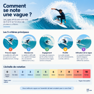Comprendre une compétition de surf